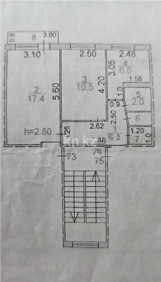 Продажа 2-комнатной квартиры, 44 м² - Продажа двухкомнатных квартир от собственников в Караганде - страница 29 фото 7 из 7
