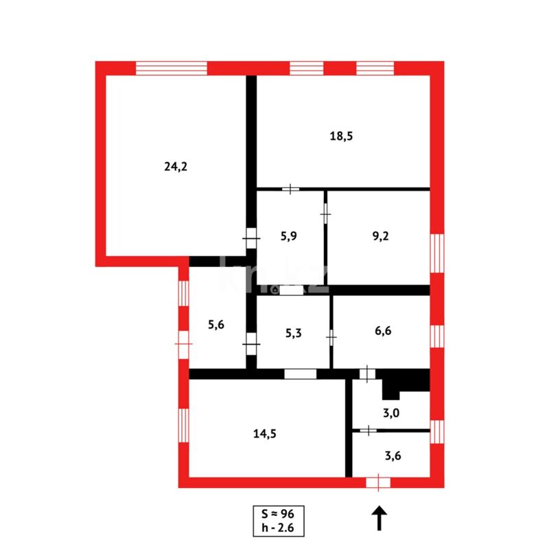 Продажа 3-комнатного дома, 96.4 м² - Продажа недвижимости в Казахстане - страница 20 фото 18 из 18