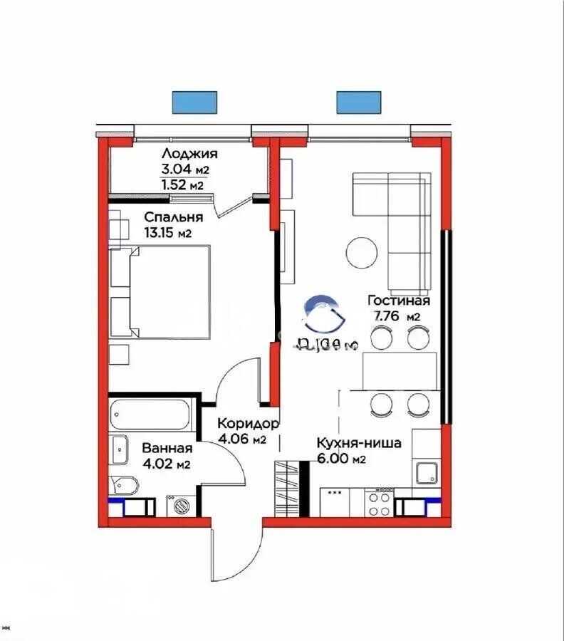 Продажа 2-комнатной квартиры, 47 м² - Продажа двухкомнатных квартир в Казахстане - страница 12 фото 3 из 3