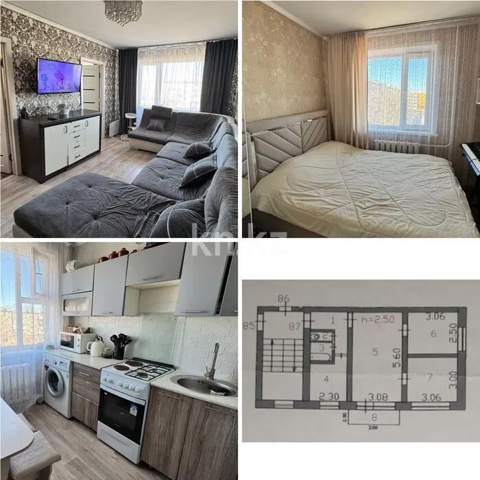 Продажа 3-комнатной квартиры, 47 м² - Продажа трехкомнатных квартир в панельном доме в Казахстане фото 1 из 1