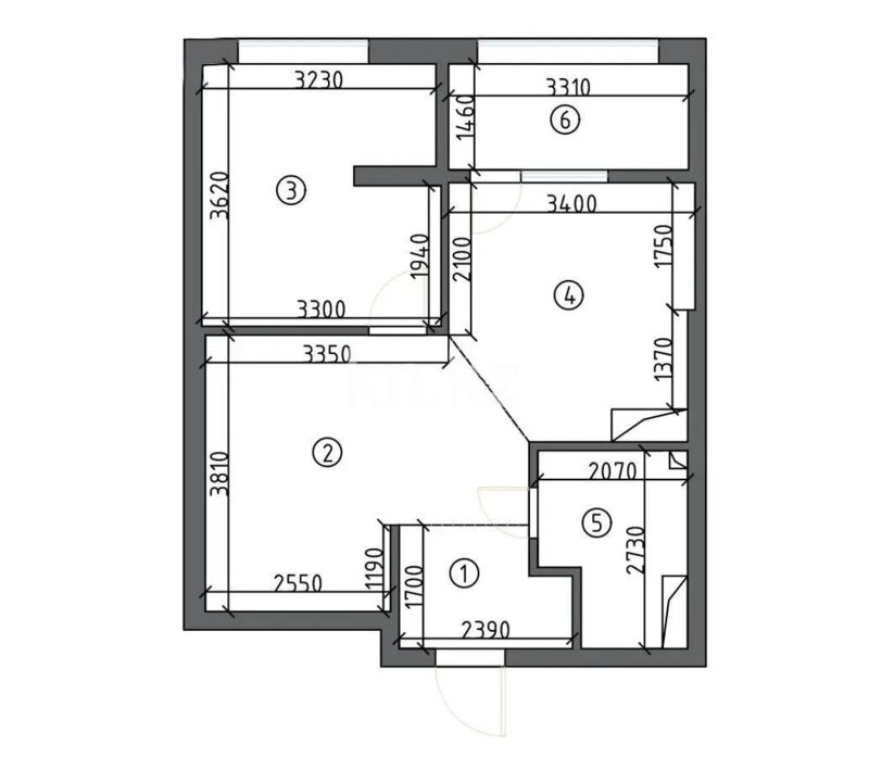 Продажа 2-комнатной квартиры, 46.8 м² - Аренда домов в Алматинской области фото 6 из 6