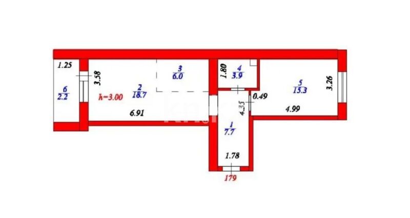 Продажа 2-комнатной квартиры, 54 м² - Продажа квартир от собственников в Астане - страница 13 фото 2 из 2