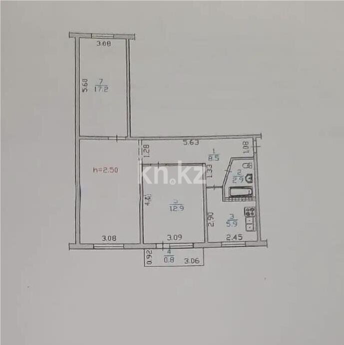 Продажа 3-комнатной квартиры, 65.4 м² - Продажа недвижимости в Алматы - страница 15 фото 1 из 1