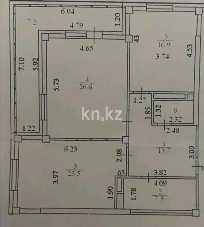 Продажа 2-комнатной квартиры, 98.3 м² - Продажа двухкомнатных квартир в р-не Сарайшык Астаны - страница 36 фото 5 из 5