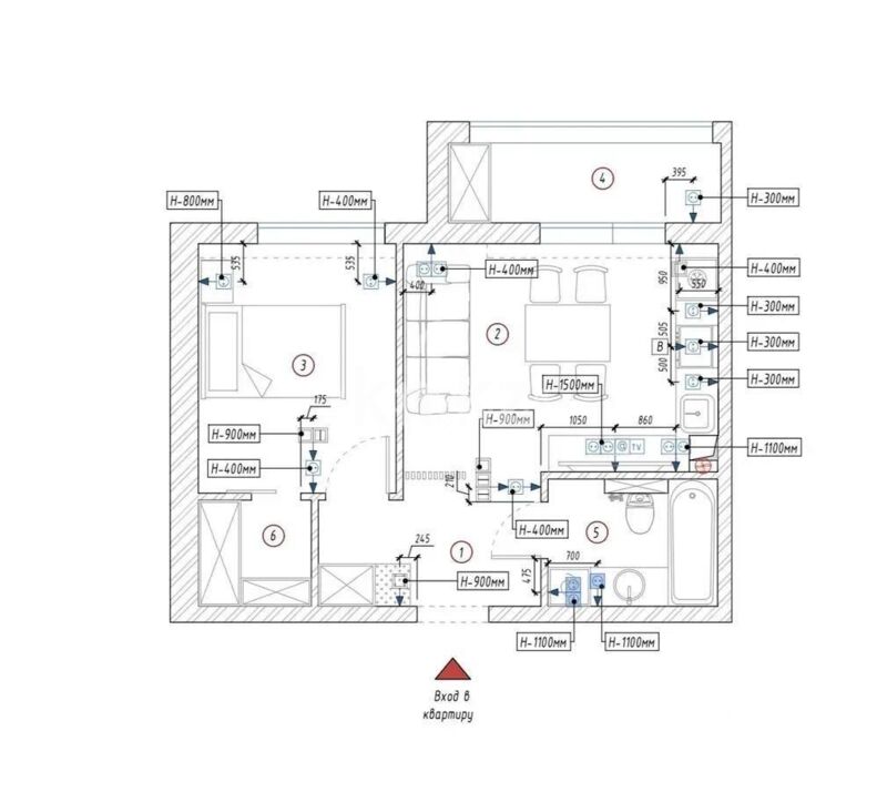 Продажа 1-комнатной квартиры, 42 м² - Продажа однокомнатных квартир в р-не Есиль Астаны - страница 21 фото 6 из 6