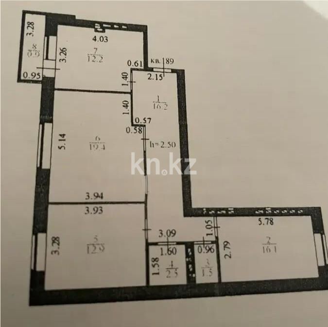 Продажа 3-комнатной квартиры, 81.7 м² - Продажа трехкомнатных квартир в Казахстане - страница 9 фото 6 из 6
