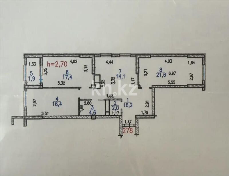 Продажа 3-комнатной квартиры, 96 м² - Продажа трехкомнатных квартир от собственников в Алматы - страница 3 фото 6 из 6
