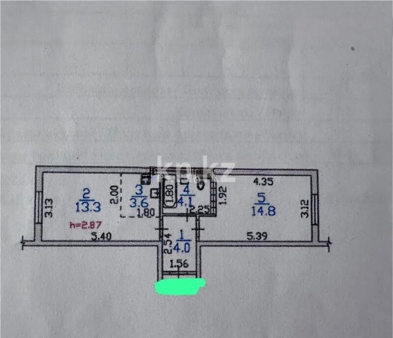 Продажа 2-комнатной квартиры, 40 м² - Продажа двухкомнатных квартир от собственников в Алматы - страница 4 фото 6 из 6