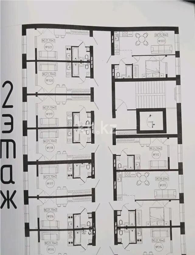 Продажа 1-комнатной квартиры, 39 м² - Продажа однокомнатных квартир в Казахстане - страница 59 фото 1 из 1