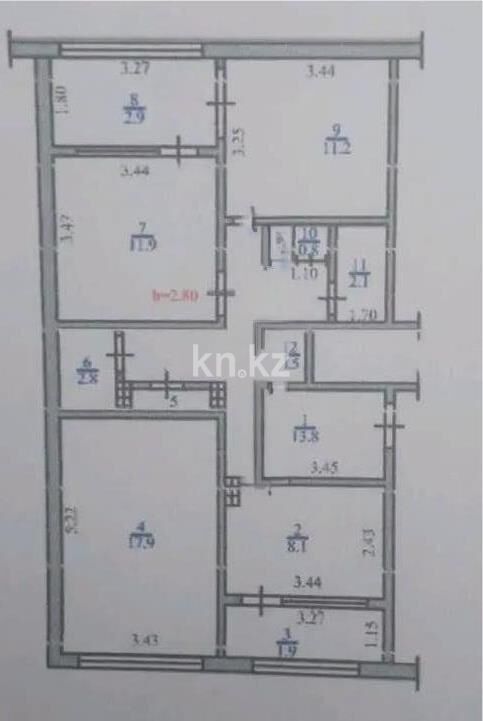 Продажа 3-комнатной квартиры, 75 м² - Продажа трехкомнатных квартир в Бостандыкском р-не Алматы - страница 20 фото 1 из 1