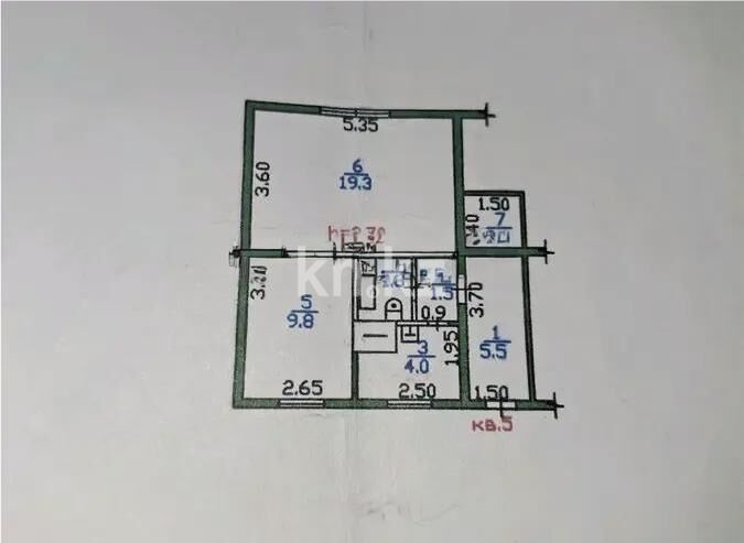 Продажа 2-комнатной квартиры, 44 м² - Продажа двухкомнатных квартир в кирпичном доме в Алматы - страница 7 фото 5 из 5