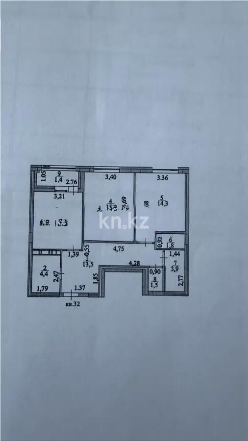 Продажа 2-комнатной квартиры, 70 м² - Продажа двухкомнатных квартир в р-не Есиль Астаны - страница 46 фото 1 из 1