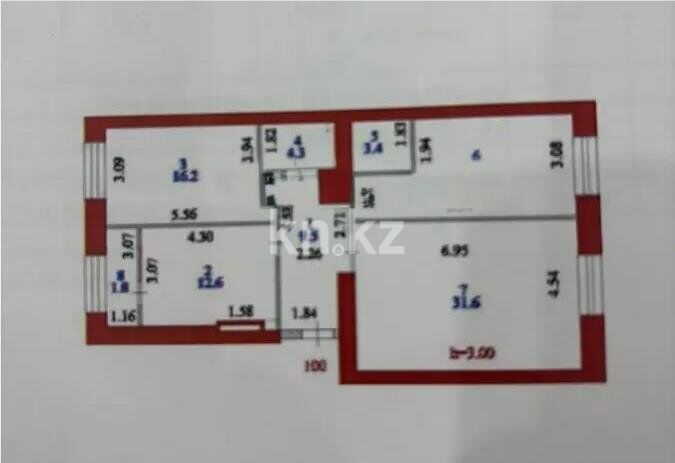 Продажа 3-комнатной квартиры, 98 м² - Продажа квартир от собственников в Астане - страница 183 фото 4 из 4