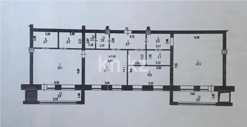Продажа 3-комнатной квартиры, 167 м² - Продажа квартир в кирпичном доме в Астане - страница 205 фото 1 из 1