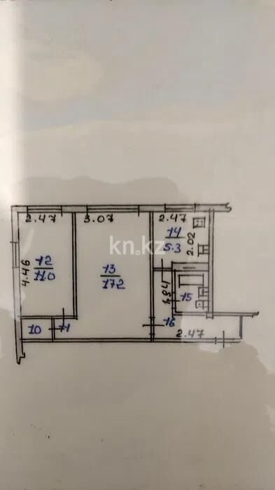 Продажа 2-комнатной квартиры, 44.7 м² - Продажа двухкомнатных квартир от собственников в Алматы - страница 3 фото 5 из 5