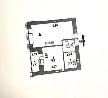 Продажа 1-комнатной квартиры, 35.1 м² - Продажа однокомнатных квартир в р-не Сарайшык Астаны - страница 19 фото 5 из 5