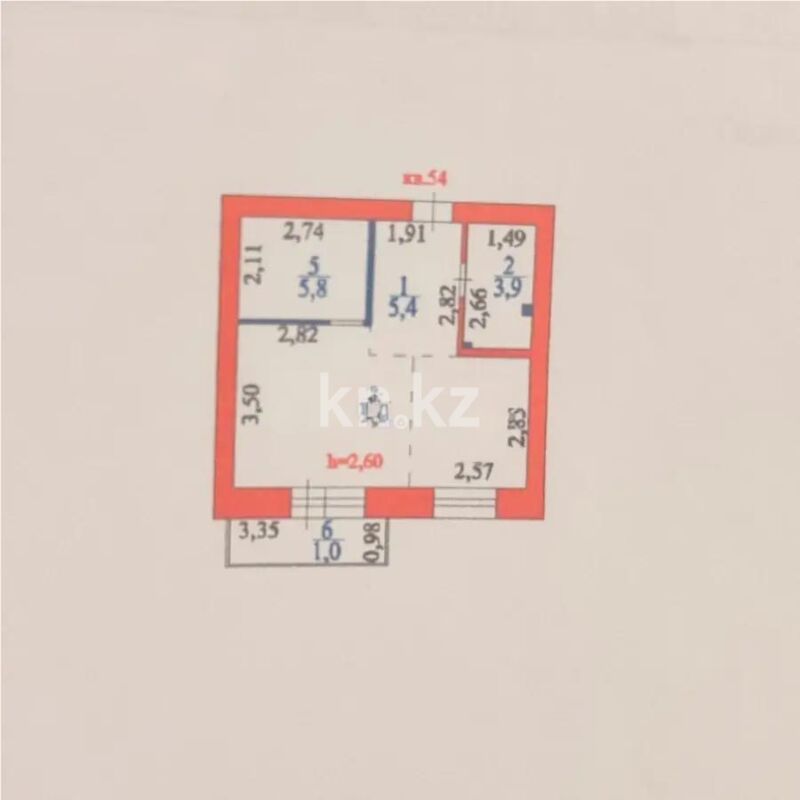 Продажа 1-комнатной квартиры, 36 м² - Продажа однокомнатных квартир в кирпичном доме в Астане фото 5 из 5
