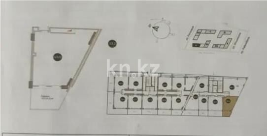 Продажа 2-комнатной квартиры, 53 м² - Продажа двухкомнатных квартир в Жетысуском р-не Алматы - страница 9 фото 1 из 1