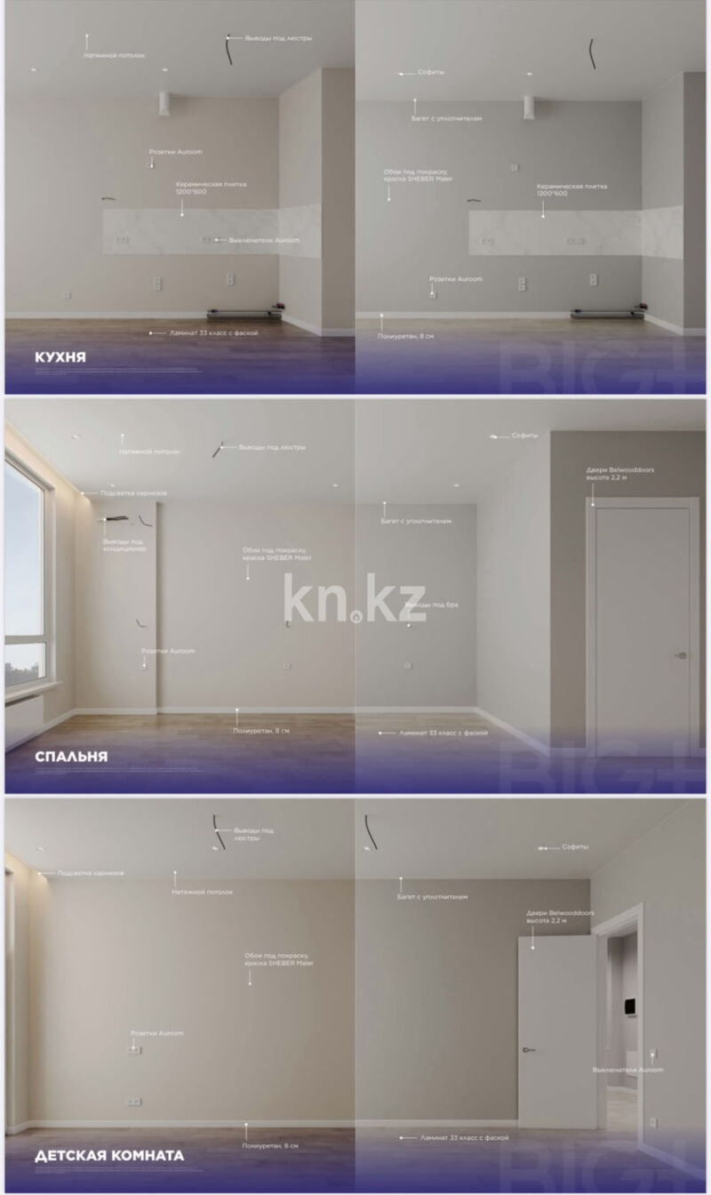 Продажа 1-комнатной квартиры, 41 м² - Продажа квартир в монолитном доме в Астане - страница 11 фото 3 из 6