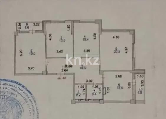 Продажа 4-комнатной квартиры, 108 м² - Продажа четырехкомнатных квартир в кирпичном доме в Казахстане - страница 22 фото 9 из 9