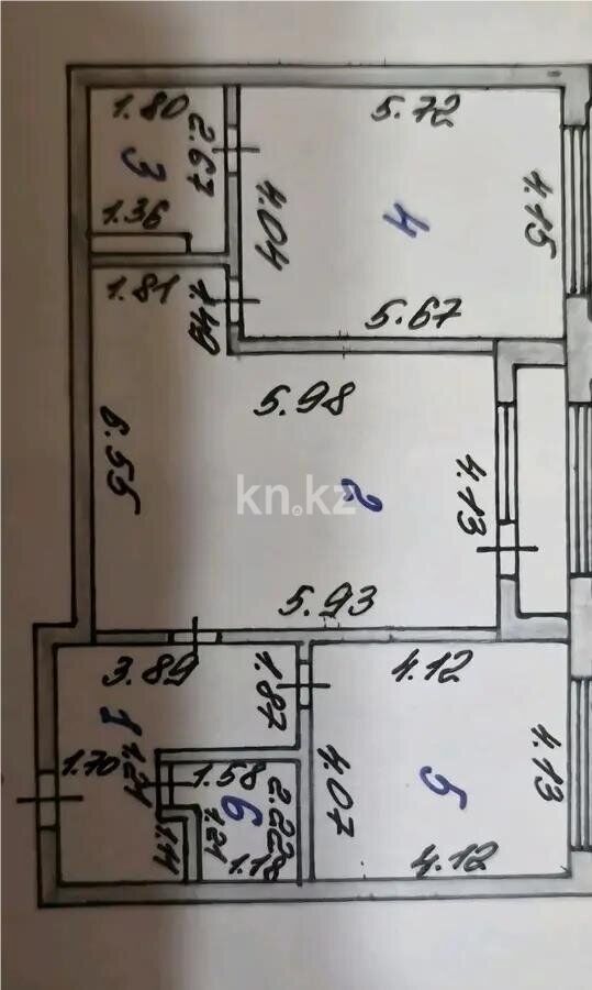 Продажа 2-комнатной квартиры, 85 м² - Продажа квартир в монолитно-каркасном доме в Казахстане - страница 154 фото 7 из 7