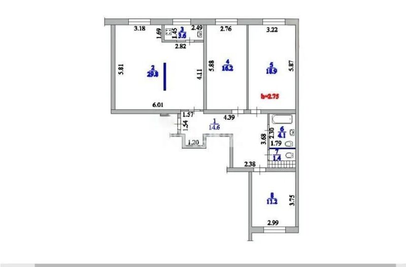 Продажа 4-комнатной квартиры, 100 м² - Продажа четырехкомнатных квартир от собственников в Алматы - страница 6 фото 14 из 14