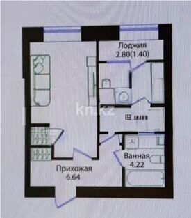 Продажа 1-комнатной квартиры, 39.42 м² - Продажа квартир от собственников в Астане - страница 17 фото 1 из 1