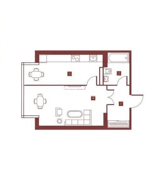 Продажа 2-комнатной квартиры, 46 м² - Продажа двухкомнатных квартир в Алатауском р-не Алматы - страница 29 фото 1 из 1