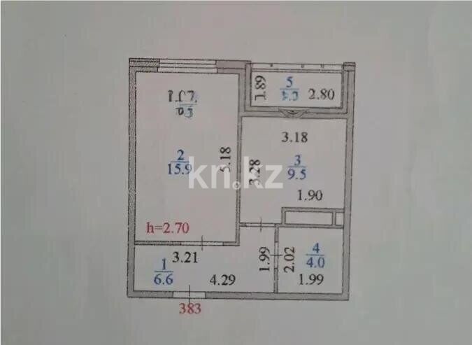 Продажа 1-комнатной квартиры, 38 м² - Продажа квартир в Казахстане - страница 647 фото 5 из 5
