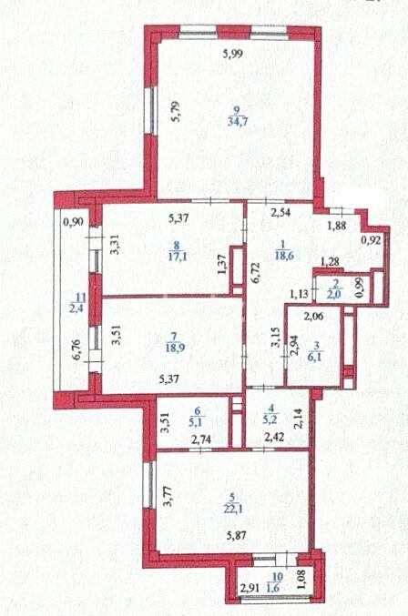 Продажа 3-комнатной квартиры, 134 м² - Продажа квартир в Казахстане фото 2 из 14