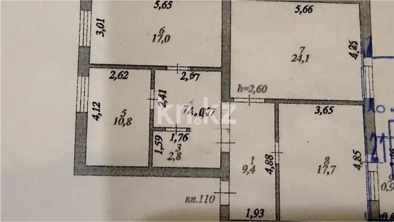 Продажа 3-комнатной квартиры, 92 м² - Продажа трехкомнатных квартир от собственников в Казахстане - страница 18 фото 8 из 8