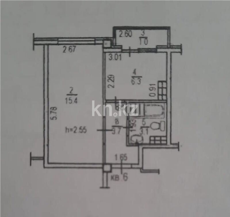 Продажа 1-комнатной квартиры, 29.5 м² - Продажа квартир в монолитно-каркасном доме в Алматы - страница 12 фото 5 из 5