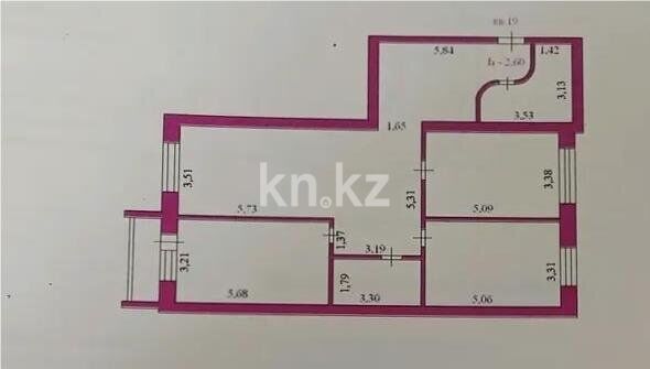 Продажа 3-комнатной квартиры, 124.6 м² - Продажа трехкомнатных квартир в кирпичном доме в Казахстане - страница 40 фото 6 из 6