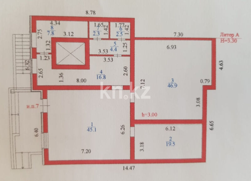 Продажа помещения, 145.3 м² - Продажа офисных и торговых помещений в Астане фото 23 из 23