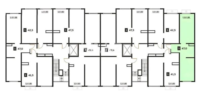 Продажа 2-комнатной квартиры, 47.3 м² - Продажа квартир в Казахстане - страница 62 фото 3 из 3