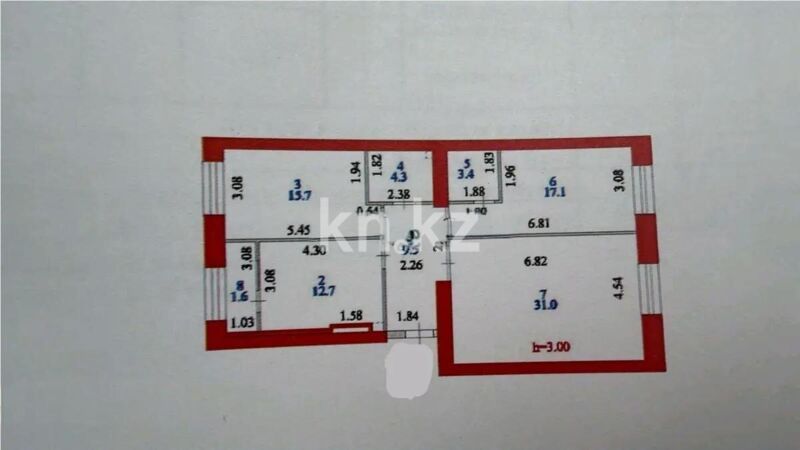 Продажа 3-комнатной квартиры, 95.3 м² - Продажа квартир в кирпичном доме в Казахстане - страница 63 фото 5 из 5