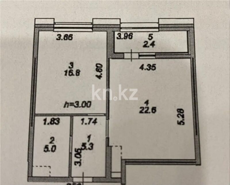 Продажа 2-комнатной квартиры, 52.1 м² - Продажа недвижимости в Казахстане - страница 29 фото 4 из 4
