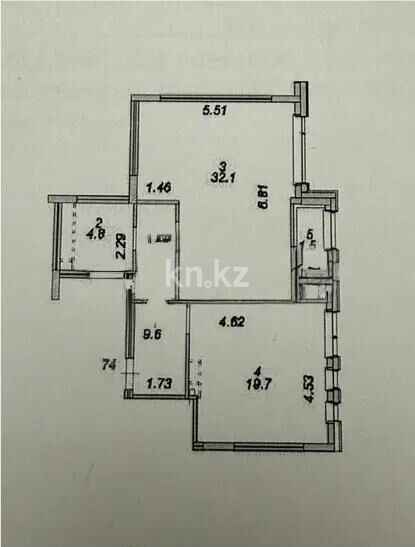 Продажа 2-комнатной квартиры, 67.7 м² - Продажа двухкомнатных квартир в р-не Сарайшык Астаны - страница 26 фото 4 из 4