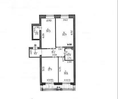 Продажа 3-комнатной квартиры, 98.1 м² - Продажа квартир в кирпичном доме в Астане - страница 204 фото 4 из 4