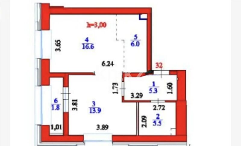 Продажа 2-комнатной квартиры, 50 м² - Продажа двухкомнатных квартир от собственников в Казахстане - страница 157 фото 4 из 4