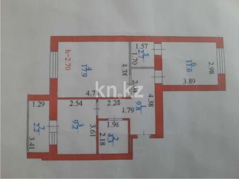 Продажа 2-комнатной квартиры, 58 м² - Продажа двухкомнатных квартир в р-не Есиль Астаны - страница 16 фото 4 из 4
