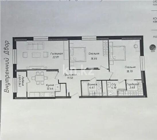 Продажа 3-комнатной квартиры, 96 м² - Продажа квартир от собственников в Астане - страница 24 фото 1 из 1