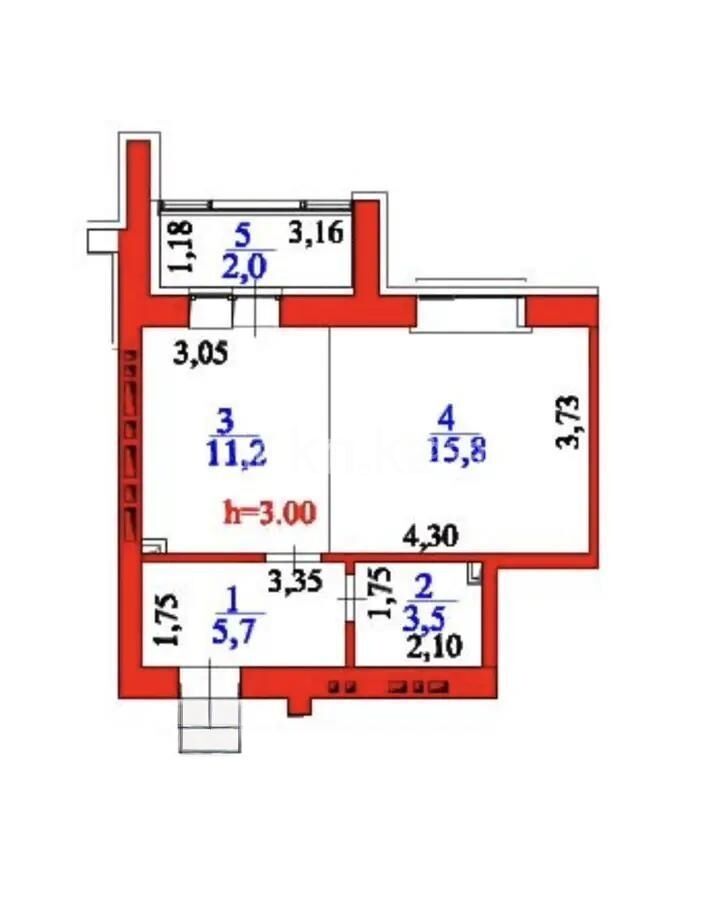 Продажа 1-комнатной квартиры, 38.2 м² - Продажа однокомнатных квартир в р-не Сарайшык Астаны - страница 13 фото 2 из 2