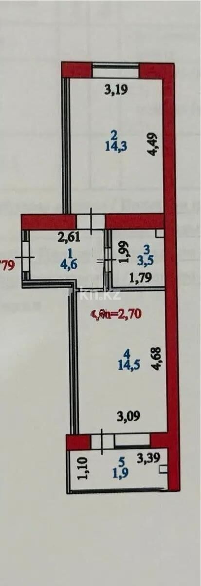 Продажа 1-комнатной квартиры, 39 м² - Продажа однокомнатных квартир в кирпичном доме в Астане - страница 40 фото 3 из 3