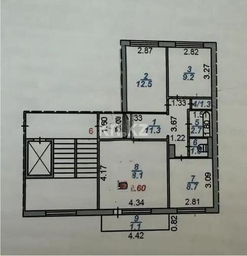 Продажа 3-комнатной квартиры, 65 м² - Продажа квартир от собственников в Караганде - страница 4 фото 7 из 7