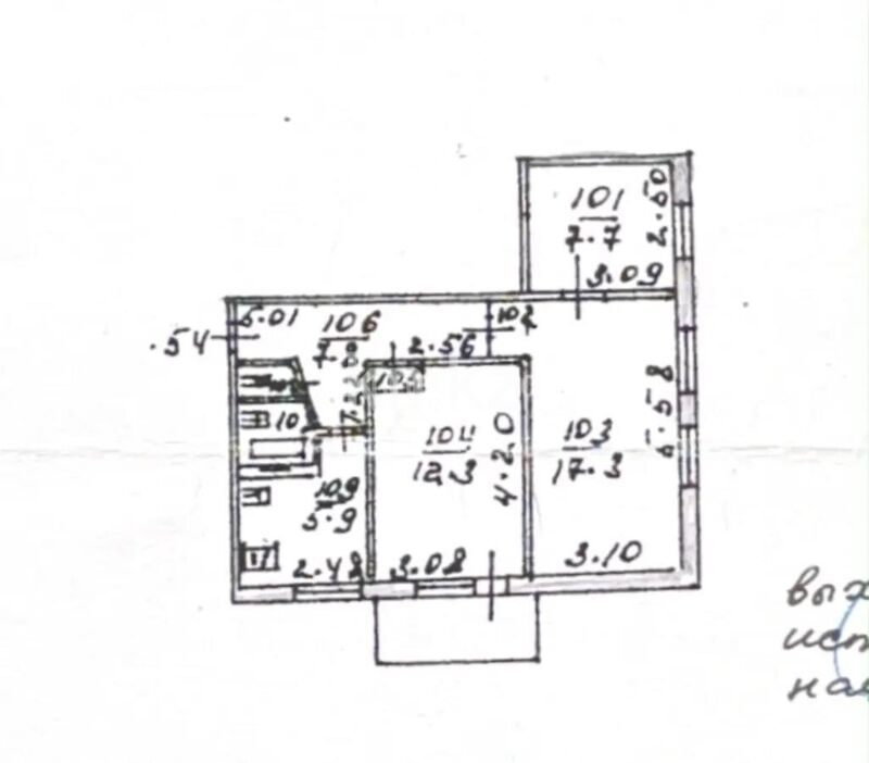 Продажа 3-комнатной квартиры, 55 м² - Продажа квартир в панельном доме в Казахстане - страница 15 фото 2 из 2