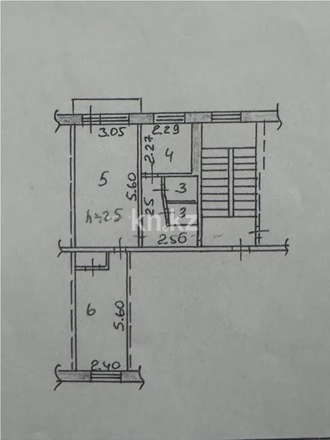 Продажа 2-комнатной квартиры, 43 м² - Продажа двухкомнатных квартир в Темиртау - страница 17 фото 7 из 7