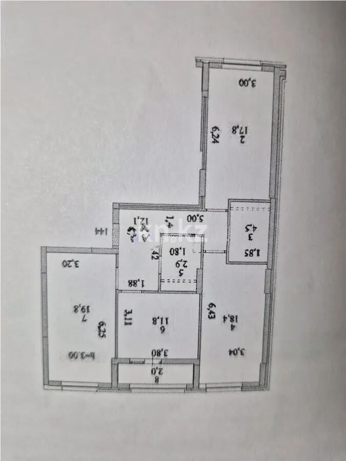 Продажа 3-комнатной квартиры, 90 м² - Продажа квартир в Астане - страница 8 фото 1 из 1