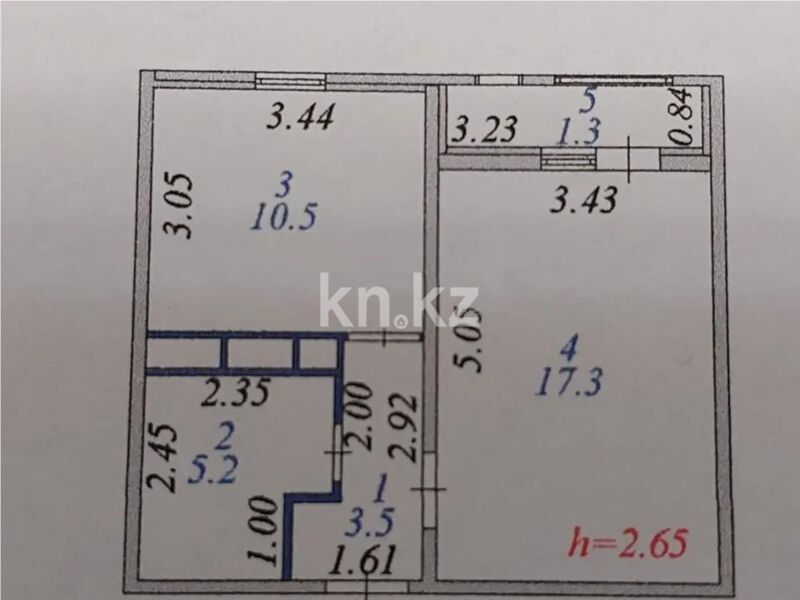 Продажа 1-комнатной квартиры, 37.8 м² - Продажа квартир в панельном доме в Астане - страница 17 фото 6 из 6