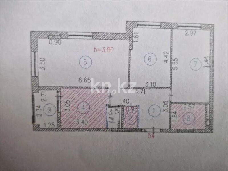 Продажа 3-комнатной квартиры, 85 м² - Продажа квартир в р-не Есиль Астаны - страница 11 фото 5 из 5